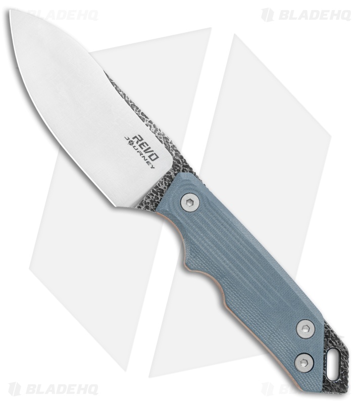 REVO RJ-1 Journey - Fixed Blade Knife | Gray G-10 | Blade HQ