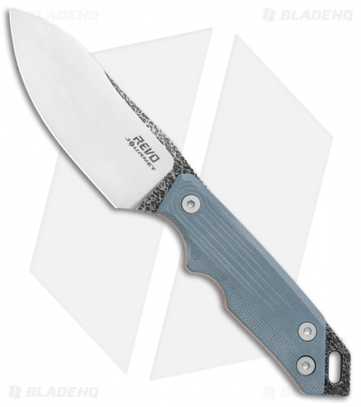 REVO RJ-1 Journey Fixed Blade Knife Gray G-10 (3.9" Satin)