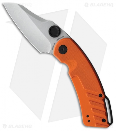 REVO Recoil Frame Lock Knife Orange G-10 (3" Stonewash)