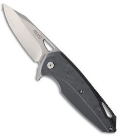 REVO Vipera XL Spring Assisted Knife Gray G-10 (3" Stonewash)