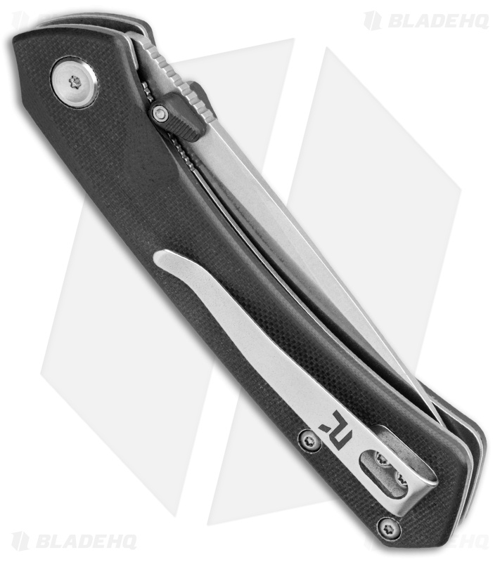 REVO Warden Spring Assist Liner Lock Knife Black G-10 (3" Stonewash)