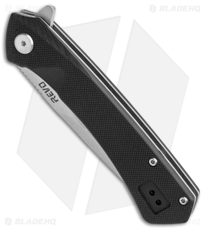Revo Warden 2 Flipper Knife | Black G-10 + SW Tanto | Blade HQ