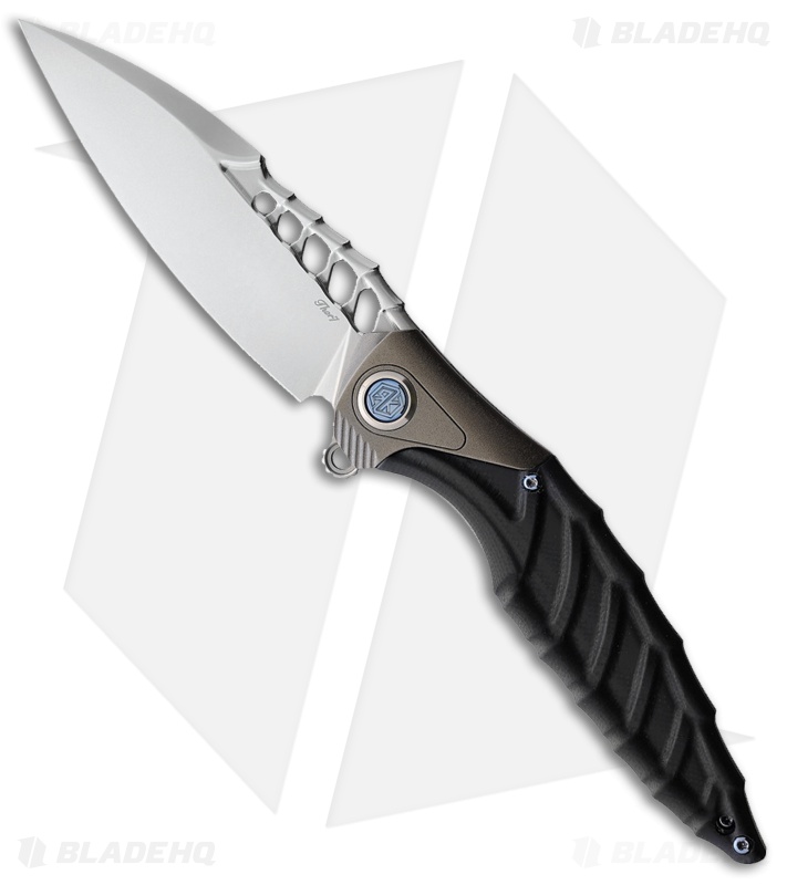 Rike Knife Thor7 Liner Lock Knife Integral Black Titanium/G-10 (3.5" 154CM)