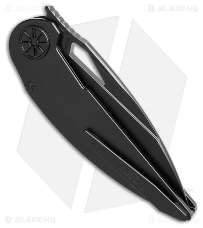 Rike Knife Tissot 2 Liner Lock Knife DLC Titanium (3.75" Black DLC M390)
