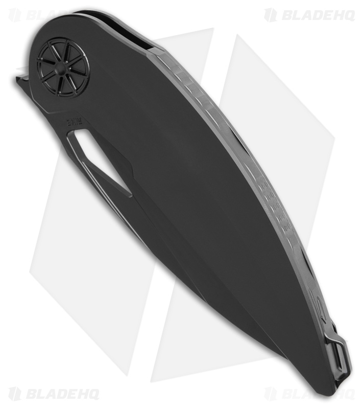 Rike Knife Tissot 2 Liner Lock Knife DLC Titanium (3.75" Black DLC M390)