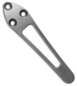 Ripp's Garage Tech Spyderco Shaman Titanium Pocket Clip - Stonewash