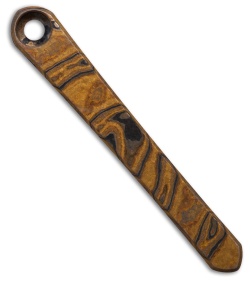 Ripp's Garage Tech Chris Reeve Knives Pocket Clip - Matte Gold Timascus