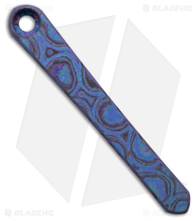 Ripp's Garage Tech CRK Pocket Clip - Timascus Matte Purple