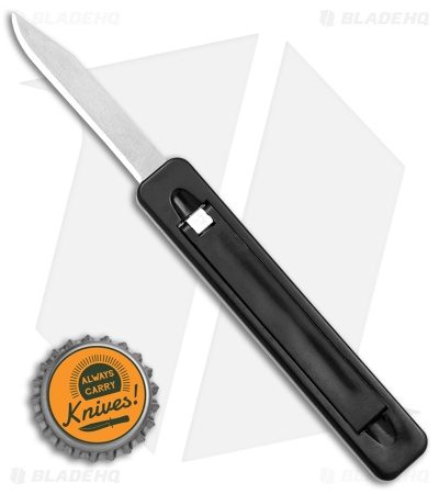 Rite Edge Flip-It Retractor OTF Manual Knife Black  (2.75" Bead Blast)