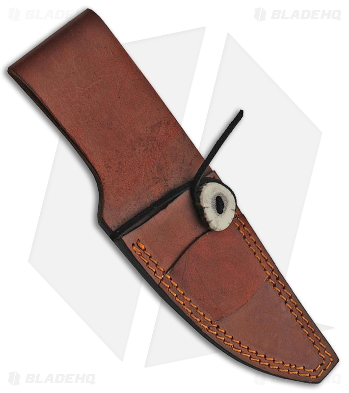 Rite Edge USA Deer Antler Skinner Fixed Blade (4.25" Satin)