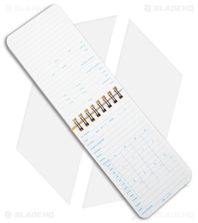 Rite in the Rain EMS Vital Stats Top Bound 3" x 5" All-Weather Notebook (Yellow)