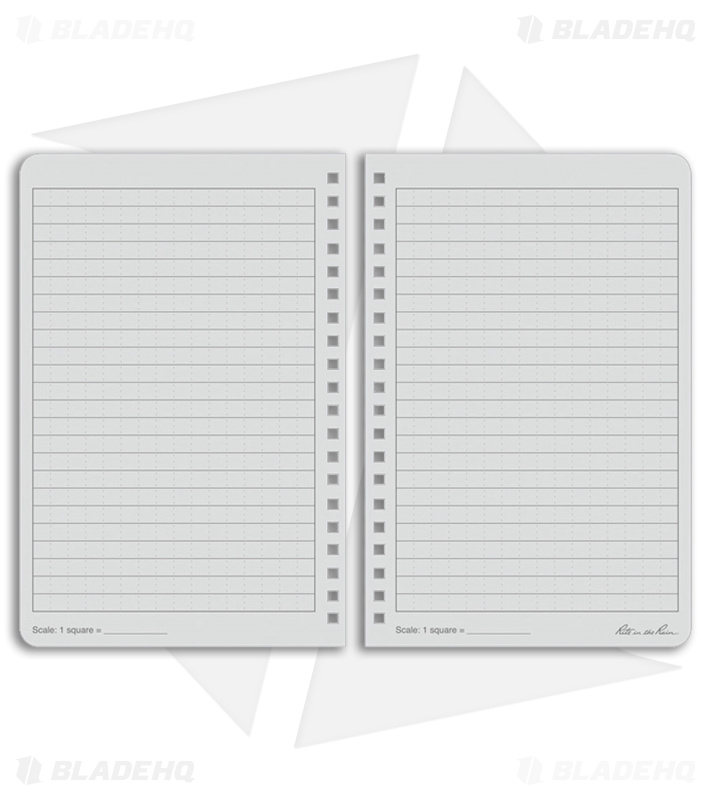 Rite In The Rain Side Spiral 4.5" x 7" Notebook (Orange) OR73