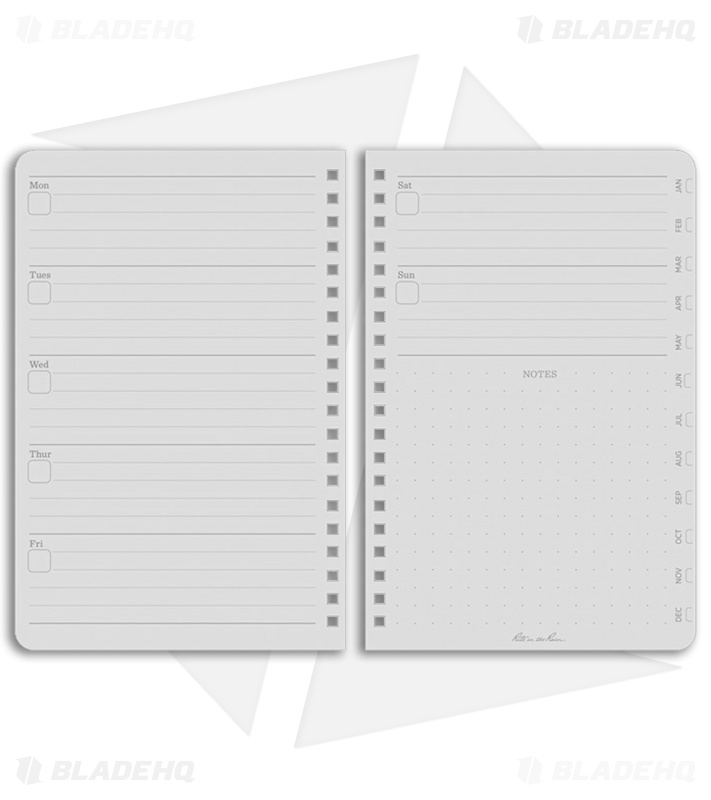 Rite in the Rain No. P52 Weekly Planner Undated (Black)