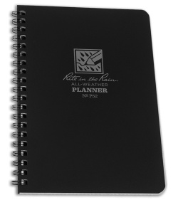 Rite in the Rain No. P52 Weekly Planner Undated (Black)