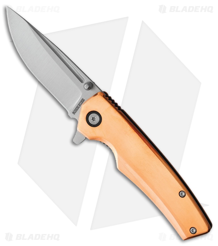 Rough Ryder Copper Drop Point Flipper (Satin) - Blade HQ