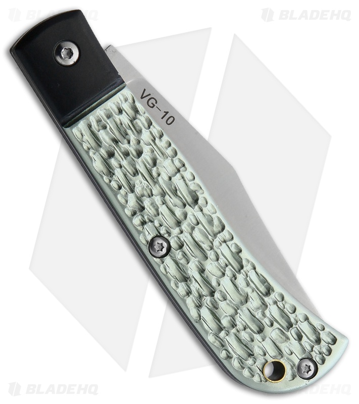 Rough Ryder Slip Joint Knife Green/ Black Aluminum (3.25