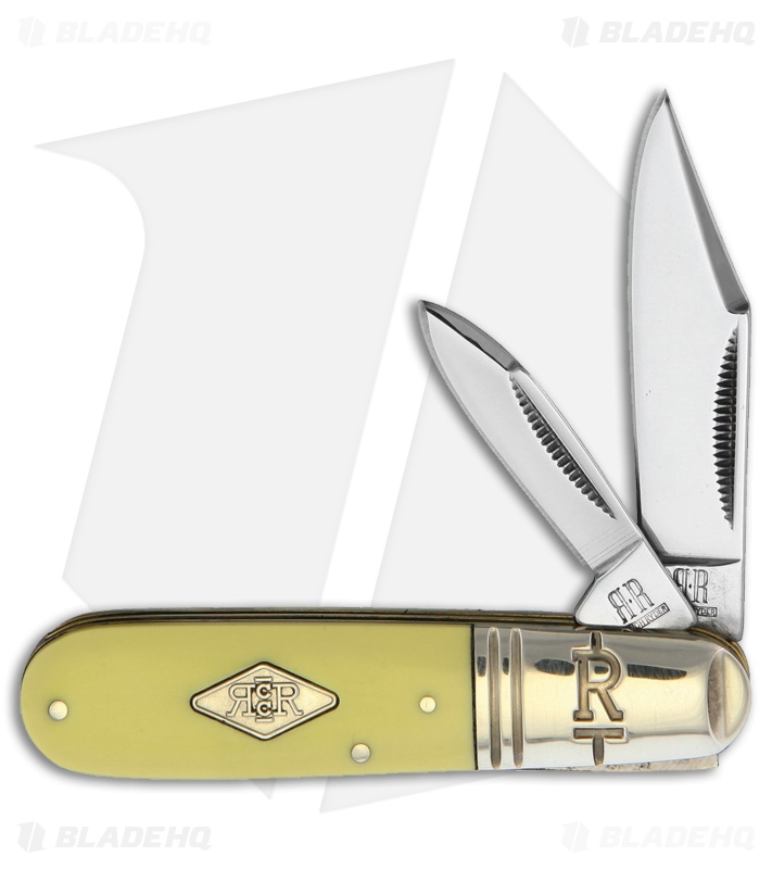 Rough Ryder Barlow Knife 3.25" Yellow Polymer RR2040