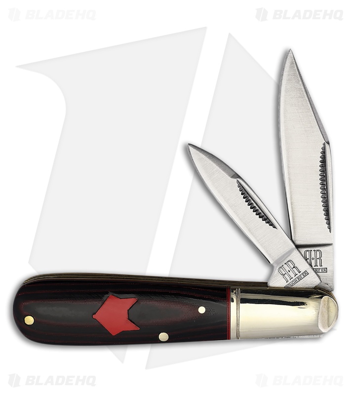 Rough Ryder Barlow Knife 3.25" Black G-10 RR2294