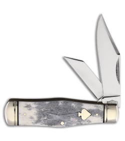 Rough Ryder Appaloosa Knife 3.5" Gray Bone RR2485