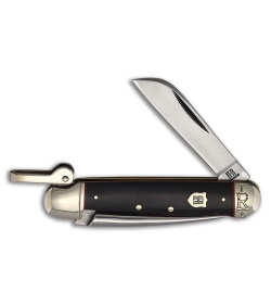 Rough Ryder Marlin Spike Knife 4.5" Black Micarta RR2386
