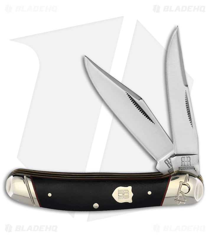 Deluxe Rough Diamond 22センチ Rough Ryder Stockman Knife Black Micarta Satin