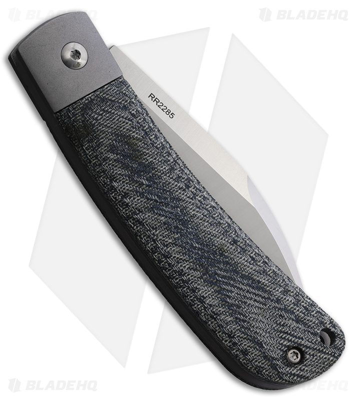 Rough Ryder Blue Micarta Wharncliffe Slip Joint VG10 (2.75 Satin) 