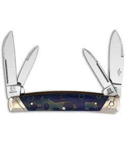 Rough Ryder Congress Knife 3.6" Blue Swirl Polymer RR2076