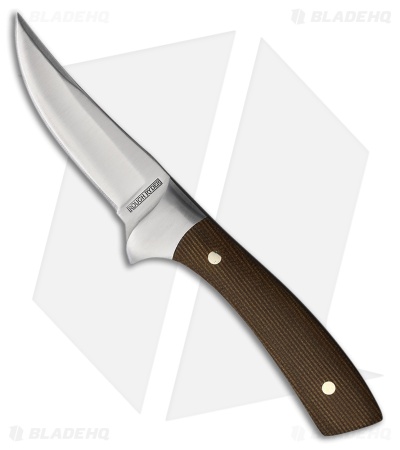 Rough Ryder Tater Skin Wolverine Fixed Blade Knife Burlap Micarta (3" Satin)