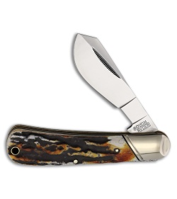 Rough Ryder Cotton Sampler Knife 4&quot; Cinnamon Bone Stag RR2426 | 192271