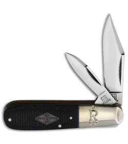 Rough Ryder Classic Carbon II Barlow Knife 2.37&quot; Black Micarta | 137804