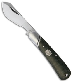 Rough Ryder Cotton Sampler Knife 4" Green Micarta RR1992