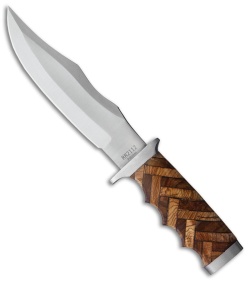 Rough Ryder Fixed Blade Fixed Blade Knife Wood Damascus