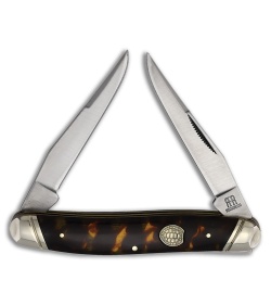 Rough Ryder Muskrat Knife 3.8" Imitation Tortoise Shell RR2450