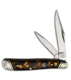 Rough Ryder Peanut Knife 2.75&quot; Imitation Tortoise RR2448 | 192273