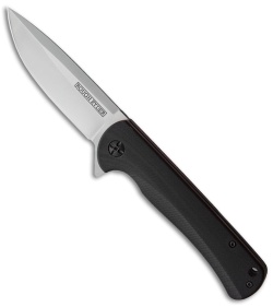 Rough Ryder Liner Lock Knife Black G-10 Satin