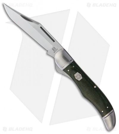 Rough Ryder Locking Folding Hunter Green (4.00 Satin) - Blade HQ