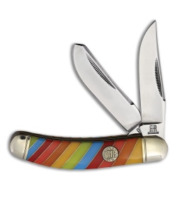 Rough Ryder Lollipop Sowbelly Trapper Knife 4.1" Spectrum Polymer RR2470