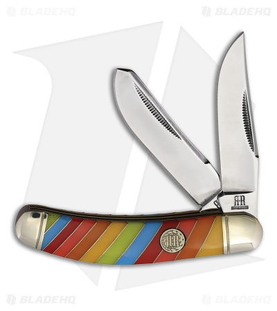 Rough Ryder Lollipop Sowbelly Trapper Knife 4.1" Spectrum Polymer RR2470
