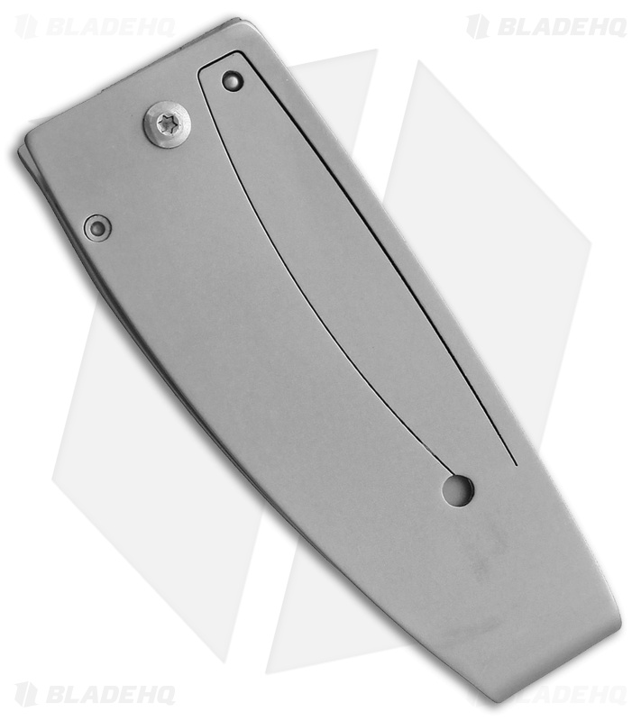 Rough Ryder Money Clip Drop Point Double Detent Knife Satin Steel (2.1" Satin)