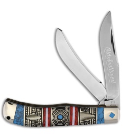 Rough Ryder Rough Ryder Large Trapper Knife 5" Blue Old Southwest RR1752 - $29.99 at Blade HQ