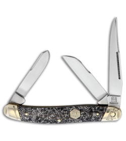 Rough Ryder Moose Knife Blue Jigged Bone Satin