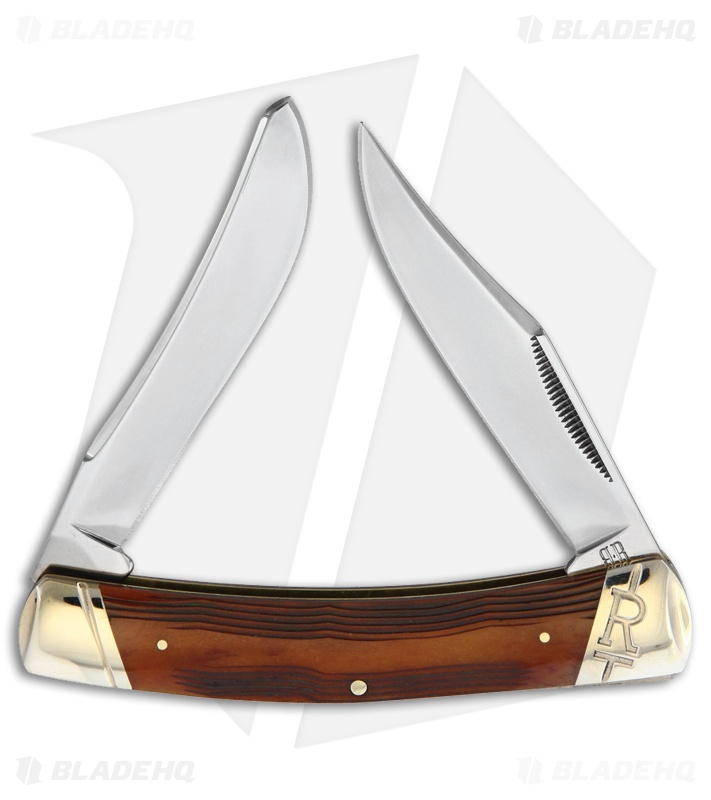 Rough Ryder Moose Knife Brown High Plains Satin