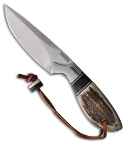Rough Ryder Stag Skinner Fixed Blade Knife Stag Bone (3.75&quot; Satin) RR2607 | 203900