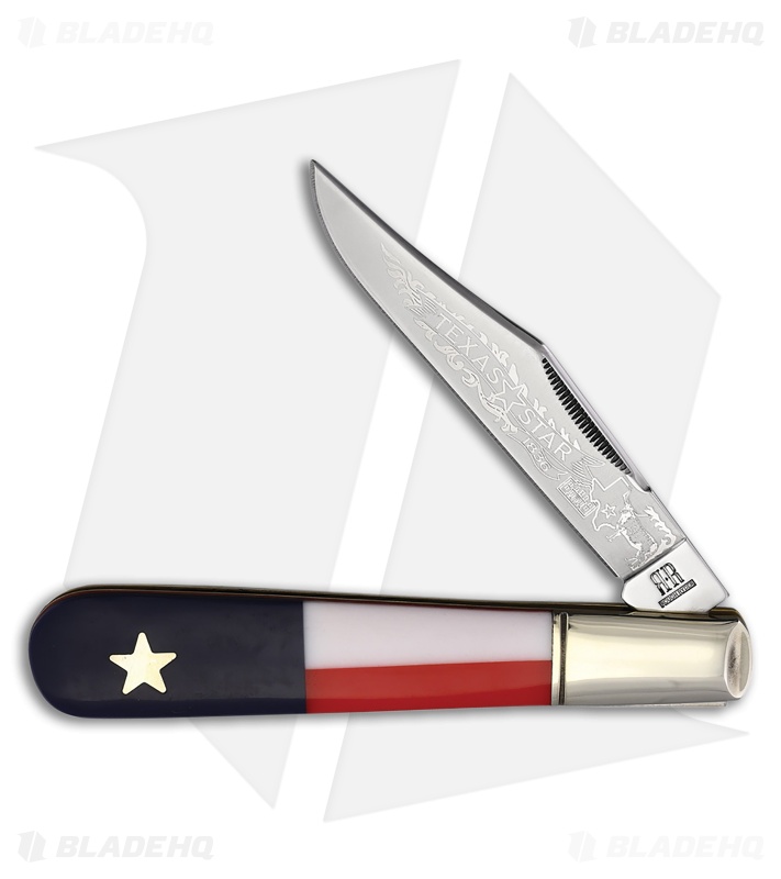 Rough Ryder Barlow Knife Texas Star Daddy Mirror