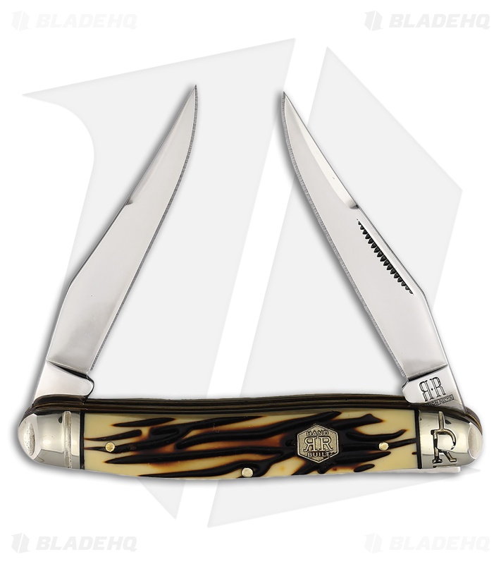 Rough Ryder Muskrat Knife 3.5" Brown Imitation Stag RR2367