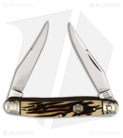 Rough Ryder Muskrat Knife 3.5" Brown Imitation Stag RR2367