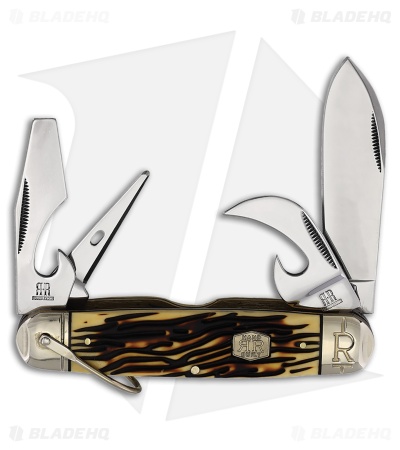 ★ mignon.r.l★ Rough Ryder Zipper Manual Sliding OTF Pocket Knife Slider Mi
