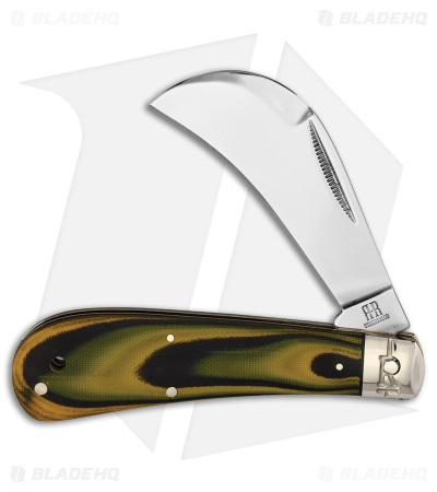 Rough Rider Hawkbill Knife Wasp G-10 Mirror
