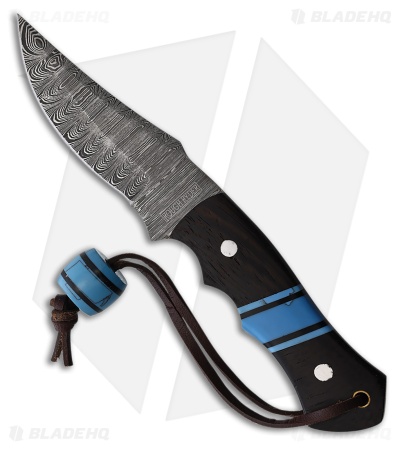 Rough Ryder Fixed Blade Fixed Blade Knife Wood Damascus