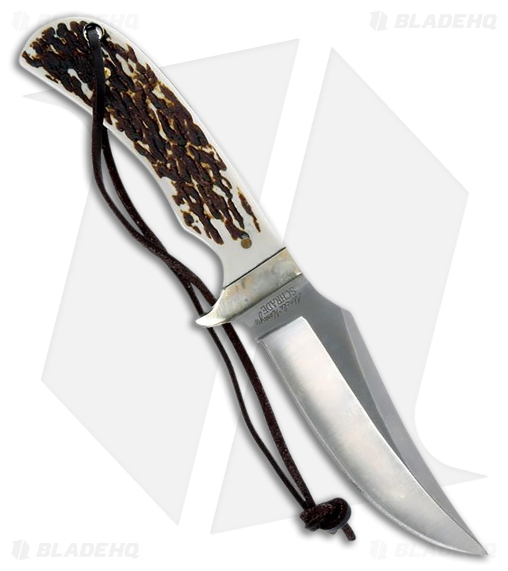 Schrade Uncle Henry Ph1N Stagalon Fixed Blade (3.625" Satin) 